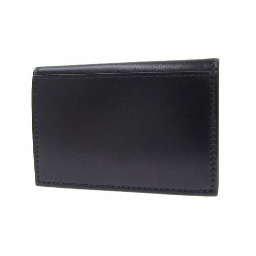 Salvatore Ferragamo Black Leather Coin Purse/Coin Case (Pre-Owned)