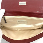 Chanel Bordeaux Leather Shoulder Bag (Pre-Owned)