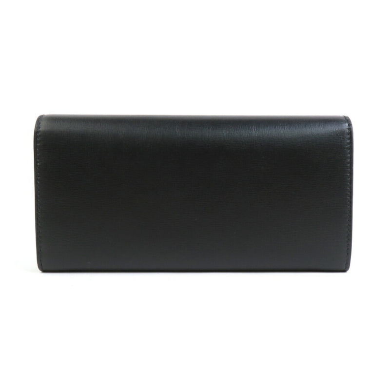 Salvatore Ferragamo Black Leather Wallet (Bi-Fold) (Pre-Owned)