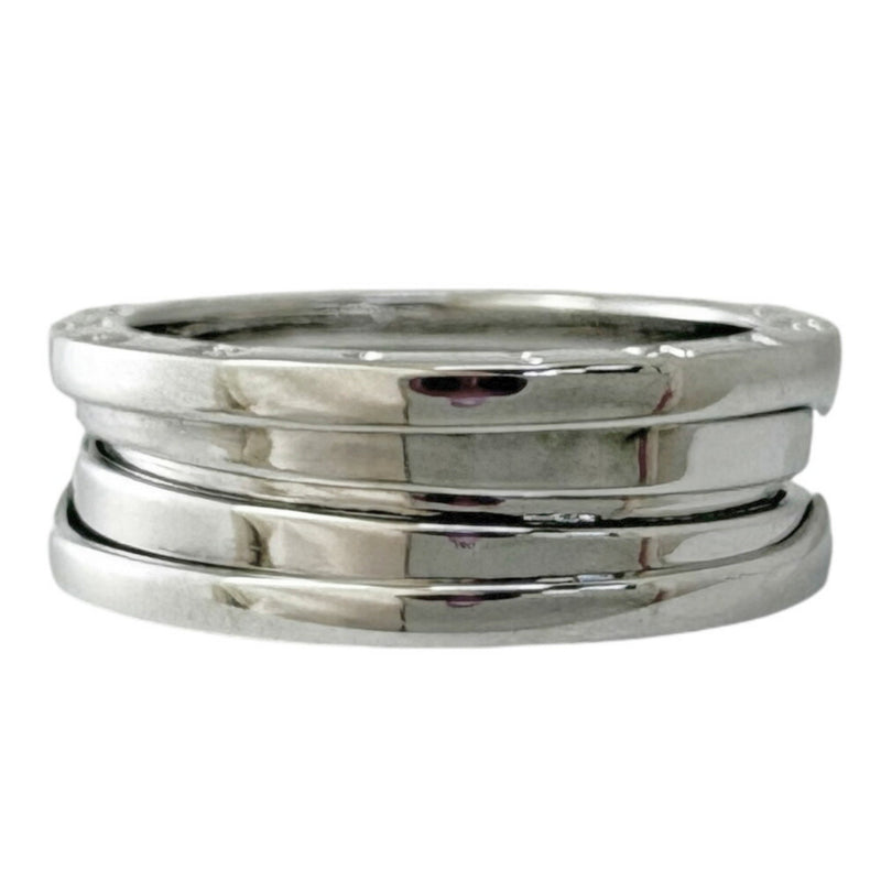 Bvlgari Silver White Gold (18K) Band Ring (Pre-Owned)