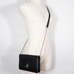 Jimmy Choo Black Leather Shoulder Bag (Pre-Owned)