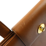 Bvlgari Brown Leather Shoulder Bag (Pre-Owned)