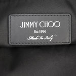 Jimmy Choo Black Nylon Leather Backpack Handbag (Pre-Owned)