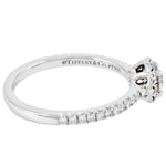 Tiffany Platinum Platinum 950 Band Ring (Pre-Owned)