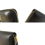 Bvlgari Black Leather Long Wallet (Bi-Fold) (Pre-Owned)