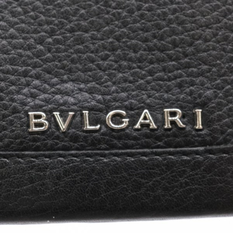 Bvlgari Black Leather Wallet (Bi-Fold) (Pre-Owned)