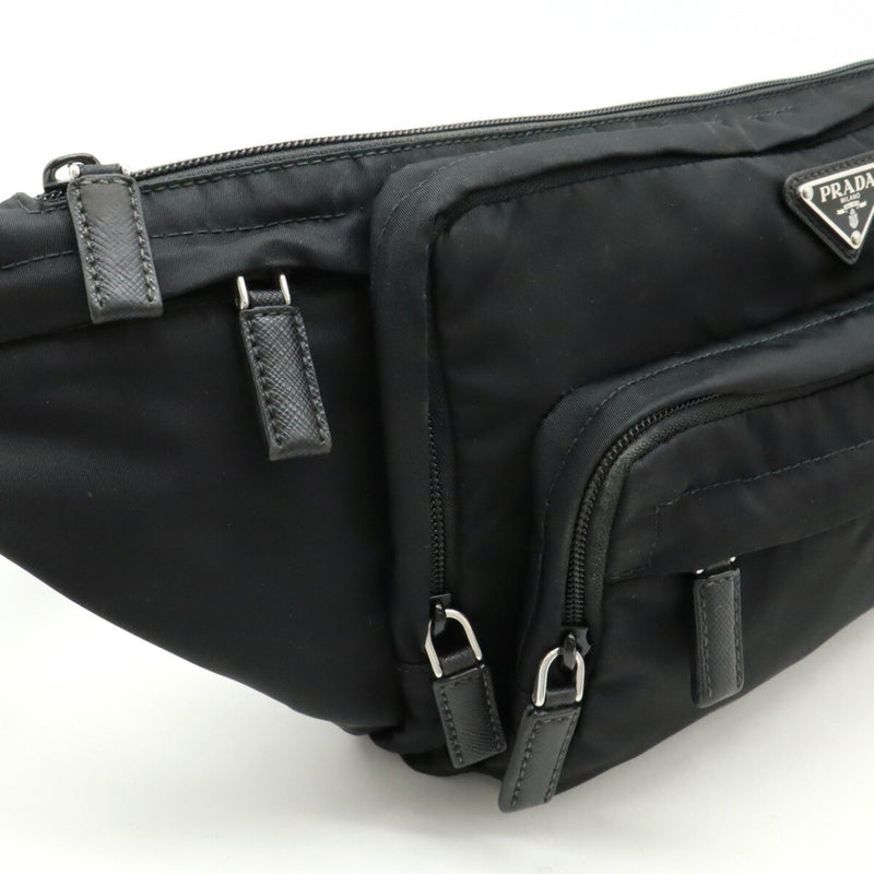 Prada Black Nero Nylon Fanny Pack Pouch (Pre-Owned)