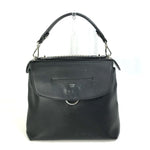 Fendi Black Leather Backpack (Pre-Owned)