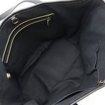 Bvlgari Black Dark Gray Yellow Pvc Leather Shoulder Bag Tote Bag (Pre-Owned)