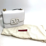 Valentino Garavani White Leather Shoulder Bag (Pre-Owned)