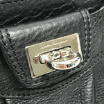 Salvatore Ferragamo Black Leather Shoulder Bag (Pre-Owned)