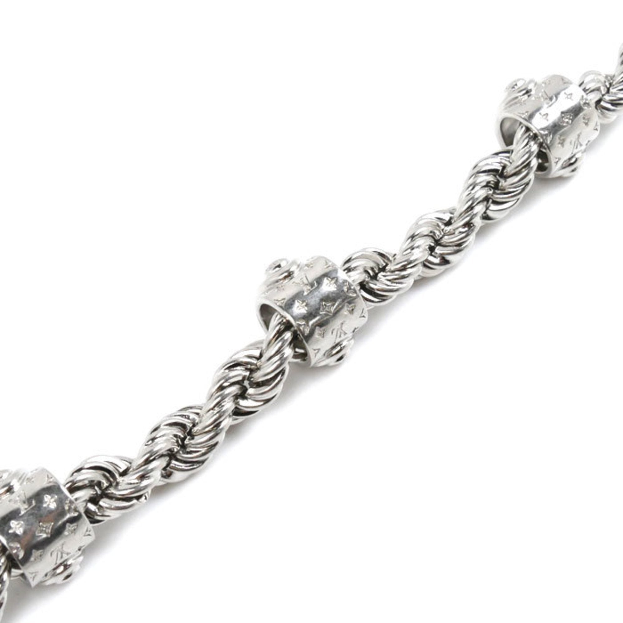 Louis Vuitton Silver Metal Charm Bracelet (Pre-Owned)