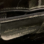 Salvatore Ferragamo Black Leather Shoulder Bag (Pre-Owned)