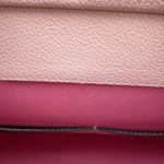 Bvlgari Pink Leather Handbag Shoulder Bag (Pre-Owned)