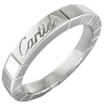 Cartier Lanieres Silver White Gold (18K) Band Ring (Pre-Owned)