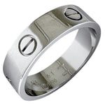 Cartier White Gold White Gold (18K) Band Ring (Pre-Owned)