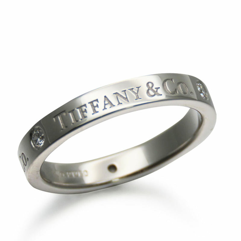 Tiffany Platinum Platinum 950 Band Ring (Pre-Owned)