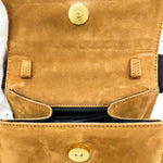 Salvatore Ferragamo Brown Suede Handbag (Pre-Owned)