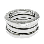 Bvlgari Silver White Gold (18K) Band Ring (Pre-Owned)