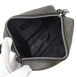 Bvlgari Black Gray Pvc Shoulder Bag (Pre-Owned)