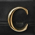 Chloé Black Leather Coin Purse/Coin Case