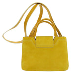 Jimmy Choo Yellow Suede Handbag (Pre-Owned)