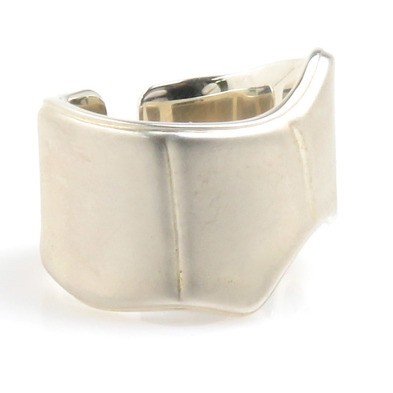 Hermes Silver Silver 925 Band Ring (Pre-Owned)