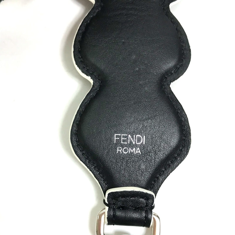 Fendi Black Leather Chain/Shoulder Wallet (Pre-Owned)