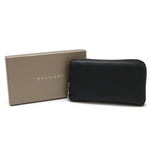 Bvlgari Bvlgari Bvlgari Black Sky Blue Long Wallet (Bi-Fold) (Pre-Owned)