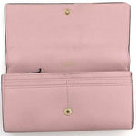 Valentino Garavani Pink Leather Long Wallet (Bi-Fold) (Pre-Owned)