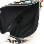 Fendi Multi-Color White Canvas Fanny Pack Sling Bag (Pre-Owned)