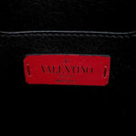 Valentino Garavani Black Leather Shoulder Bag (Pre-Owned)