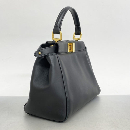 Fendi Black Leather Handbag (Pre-Owned)