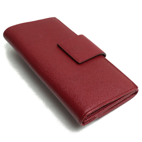 Bvlgari Red Color Leather Phone Wallet (Pre-Owned)