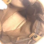 Bvlgari Beige Leather Tote Bag (Pre-Owned)