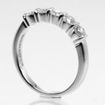 Tiffany Platinum Platinum 950 Band Ring (Pre-Owned)