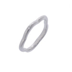 Chanel White Gold White Gold (18K) Band Ring (Pre-Owned)