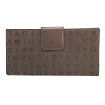 Bvlgari Brown Canvas Long Wallet (Bi-Fold) (Pre-Owned)