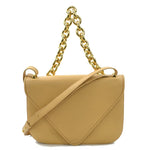 Bottega Veneta Beige Leather Shoulder Bag (Pre-Owned)