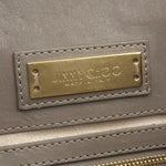 Jimmy Choo Grayish Leather Handbag Shoulder Bag (Pre-Owned)