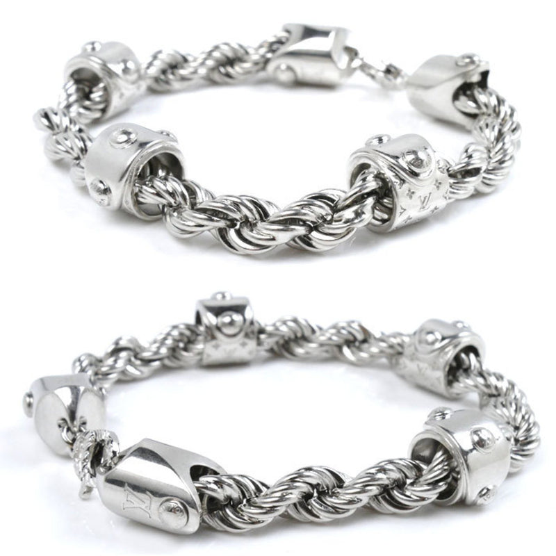 Louis Vuitton Silver Metal Charm Bracelet (Pre-Owned)