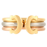 Cartier Pink Gold White Gold Yellow Gold Pink Gold (18K) White Gold (18K) Yellow Gold (18K) Band Ring (Pre-Owned)