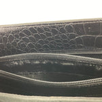 Versace Black Canvas Leather Shoulder Bag Tote Bag (Pre-Owned)