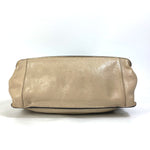 Fendi Beige Leather Shoulder Bag (Pre-Owned)