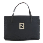 Fendi Black Canvas Handbag (Pre-Owned)