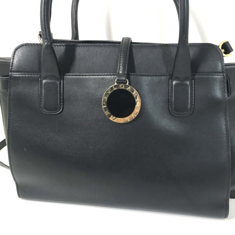 Bvlgari Black Leather Shoulder Bag (Pre-Owned)