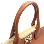 Salvatore Ferragamo Brown Leather Tote Bag (Pre-Owned)