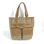 Bvlgari Beige Leather Tote Bag (Pre-Owned)