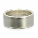 Hermes Silver Silver 925 Band Ring (Pre-Owned)