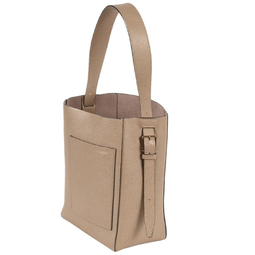 Valextra Beige Leather Handbag (Pre-Owned)